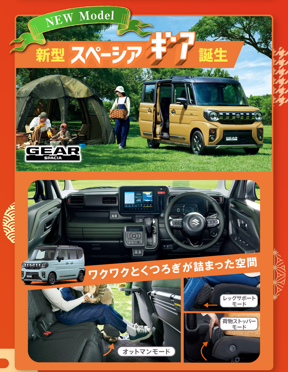 新型スペーシア ギア誕生