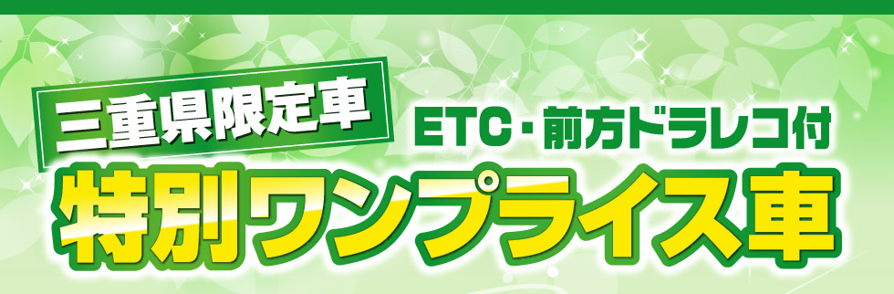三重県限定『特別ワンプライス車』